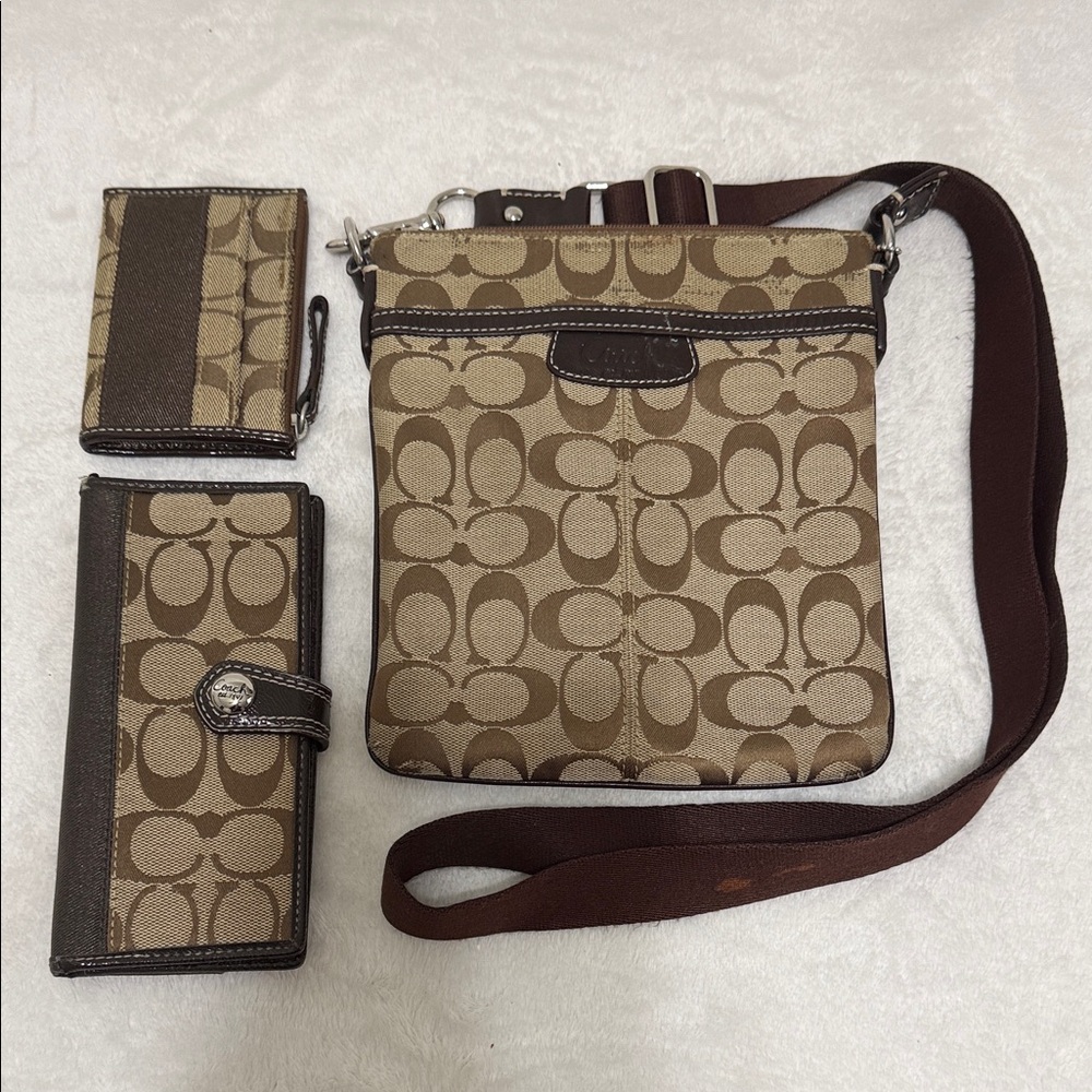 Coach Crossbody & Wallet Set